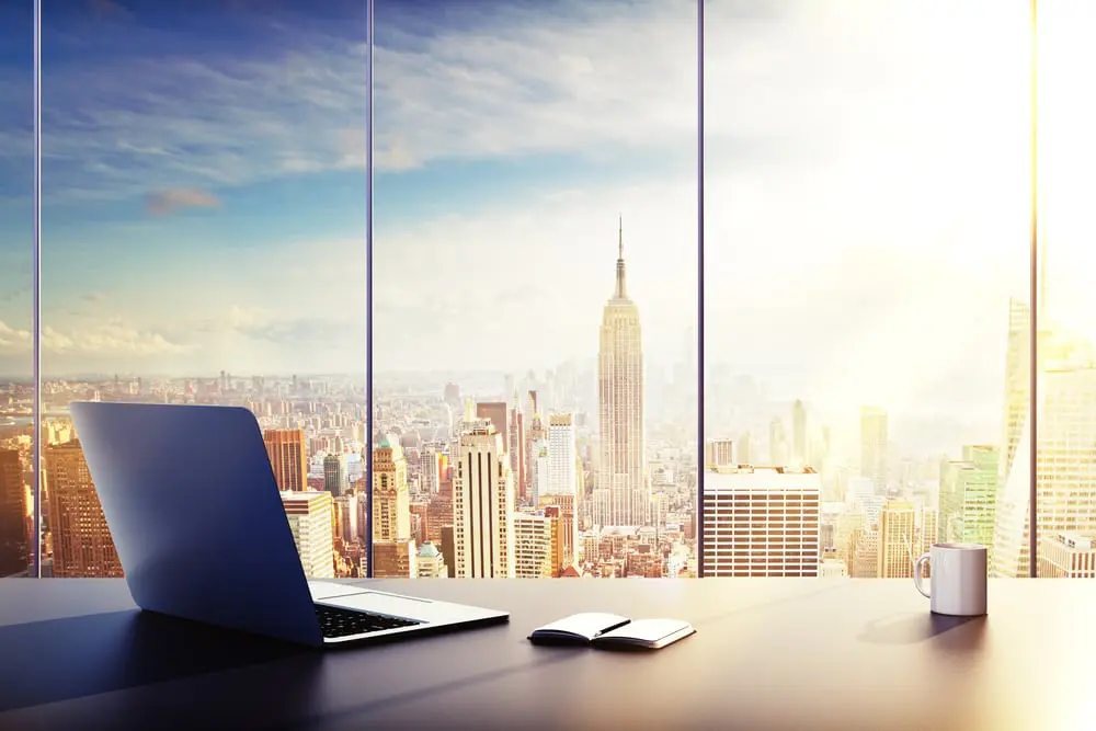 Office space with NYC view