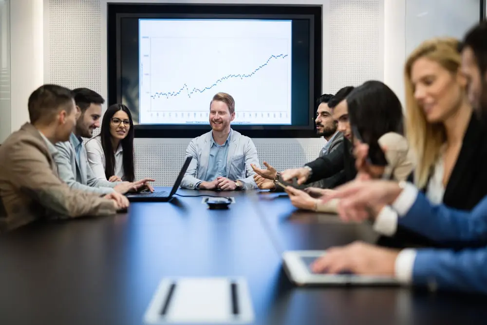 Entrepreneurs in a business meeting